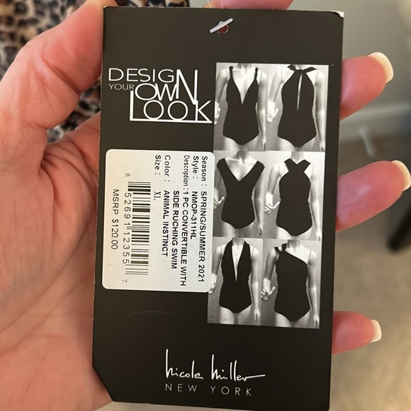 NWT Nicole Miller Swimsuit - Picture 5 of 8